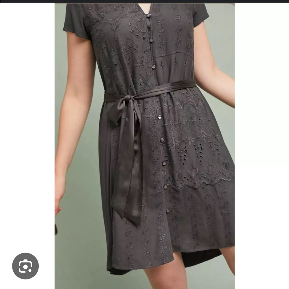 TINY Anthropology Stone Harbor shirt dress